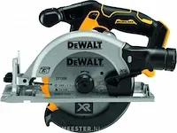 Accu cirkelzaag in tstak koffer de walt, dcs565nt, geel/zwart
