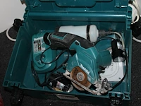 Accu cirkelzaag makita cc300d met 3 accu's en lader in kunststof koffer. - afbeelding 2 van  3