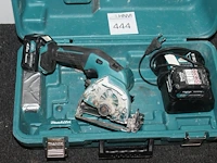 Accu cirkelzaag makita cc301d met extra accu en lader in kunststof koffer. beschermkap afgebroken. - afbeelding 2 van  2