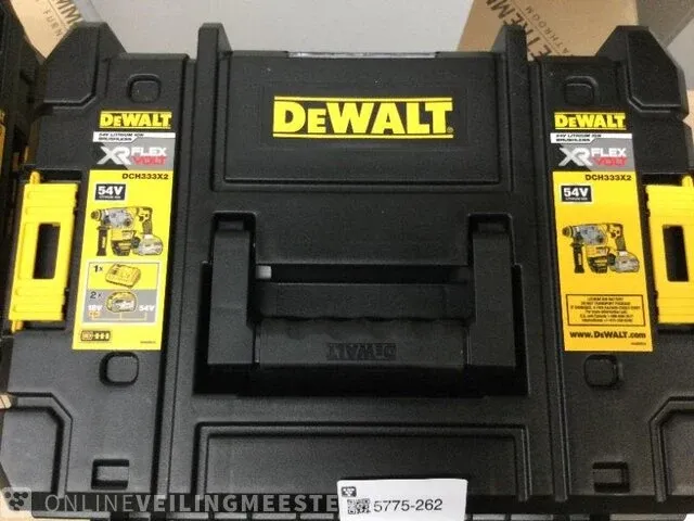 Accu combihamer sds plus dewalt, dch333x2, geel/zwart - afbeelding 2 van  3