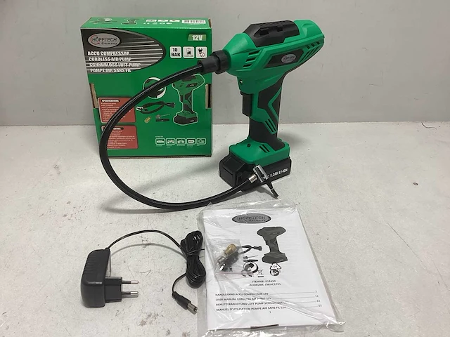 Accu compressor 12v 10 bar 150psi 1300mah - afbeelding 1 van  4