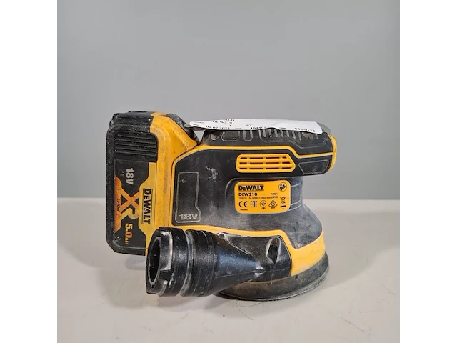 Accu excenter schuurmachine, dewalt, dcw210 - afbeelding 2 van  5