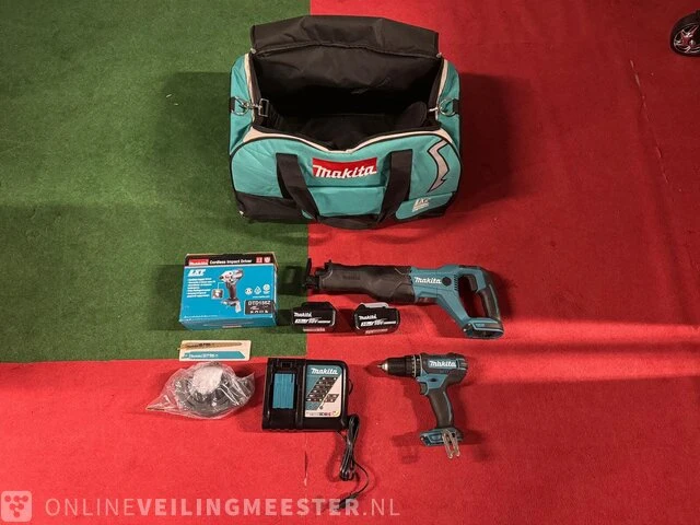 Accu-gereedschap set makita, tas - afbeelding 1 van  7