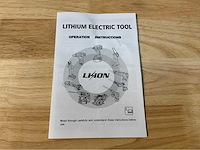 Accu gereedschapsset 3 in 1; boormachine, slagmoersleutel, slijper, 2 accu's en oplader - afbeelding 12 van  12