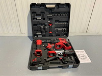 Accu gereedschapsset 3 in 1; boormachine, slagmoersleutel, slijper, 2 accu's en oplader - afbeelding 3 van  12