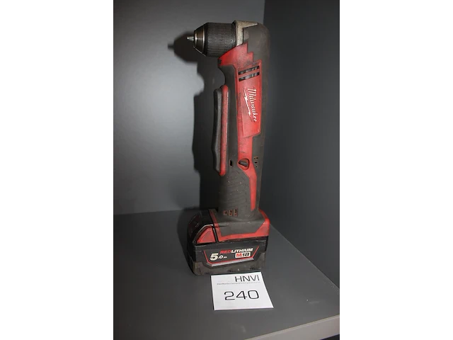 Accu haakse schroevendraaier milwaukee c18 rad met 5 ah accu. - afbeelding 2 van  2