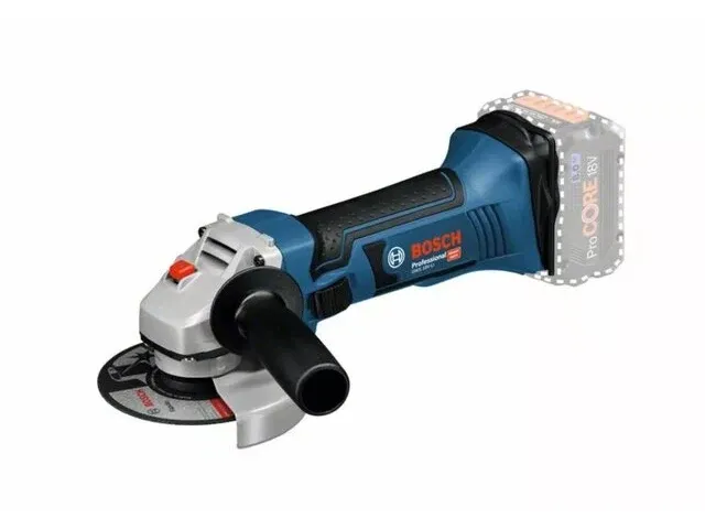 Accu haakse slijper (body) bosch, gws 18-125 v-li - afbeelding 1 van  3