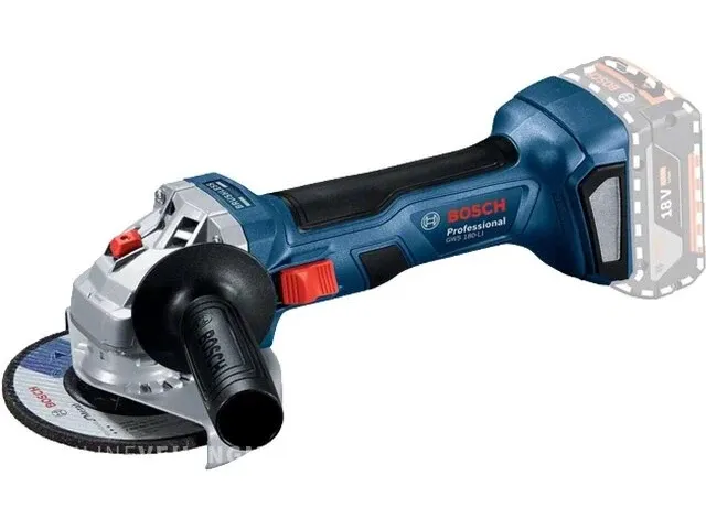 Accu haakse slijper (body) bosch, gws 18v-10 - afbeelding 1 van  2