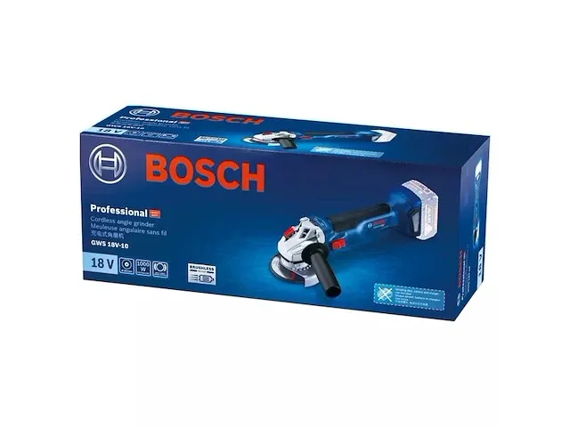 Accu haakse slijper (body) bosch, gws 18v-10 - afbeelding 2 van  2