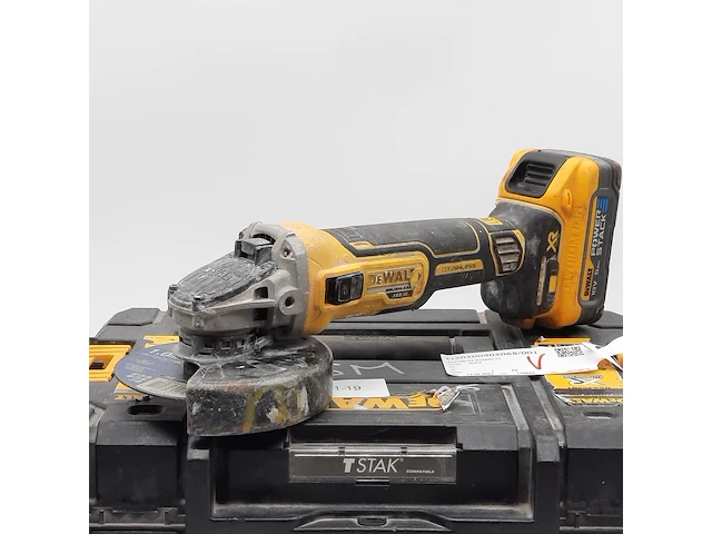Accu haakse slijper dewalt, dcg405 - afbeelding 3 van  10