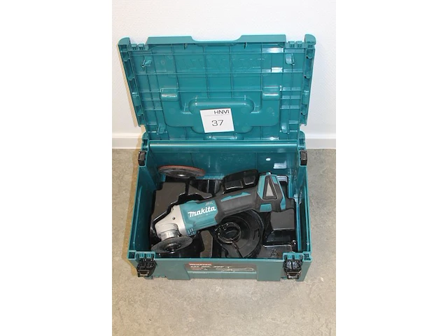 Accu haakse slijper makita 18v in koffer. - afbeelding 2 van  2
