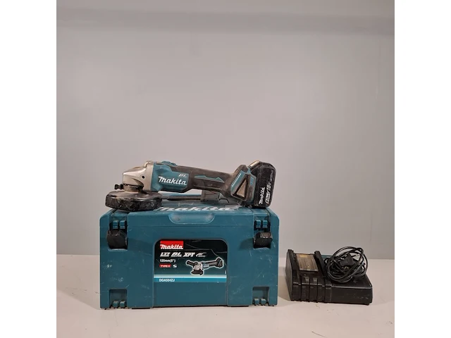 Accu haakse slijper, makita, dga504, 2019 - afbeelding 1 van  7