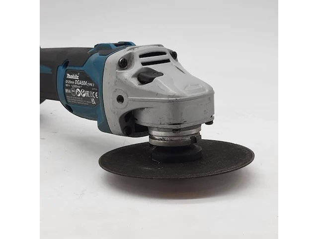 Accu haakse slijper, makita, dga504, 2024 - afbeelding 9 van  12