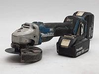 Accu haakse slijper, makita, dga511, 2020 - afbeelding 1 van  10