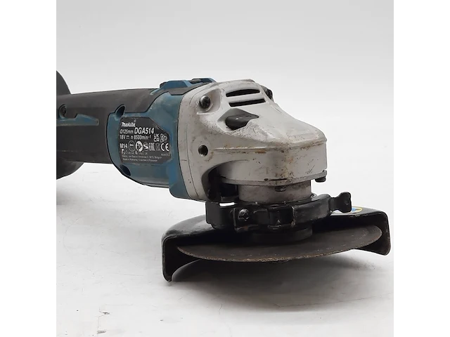 Accu haakse slijper, makita, dga514 - afbeelding 8 van  11