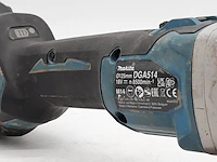 Accu haakse slijper, makita, dga514 - afbeelding 9 van  11