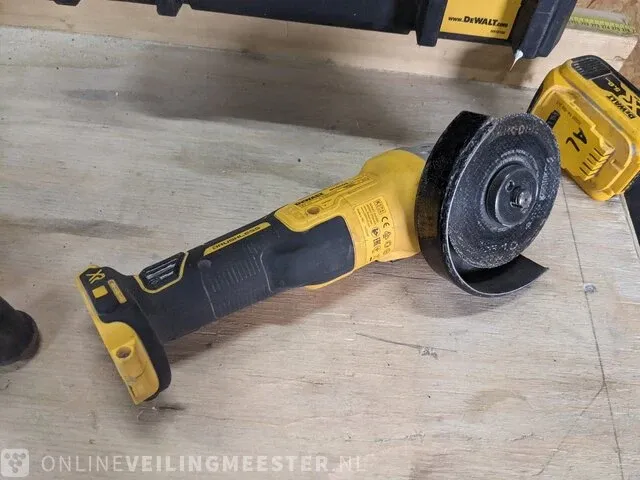 Accu haakse slijper met accuklopboor dewalt, dcg405, dch273 brushless - afbeelding 3 van  12