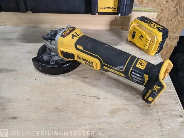 Accu haakse slijper met accuklopboor dewalt, dcg405, dch273 brushless - afbeelding 5 van  12