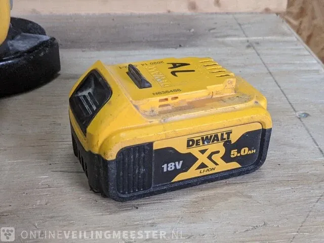 Accu haakse slijper met accuklopboor dewalt, dcg405, dch273 brushless - afbeelding 9 van  12