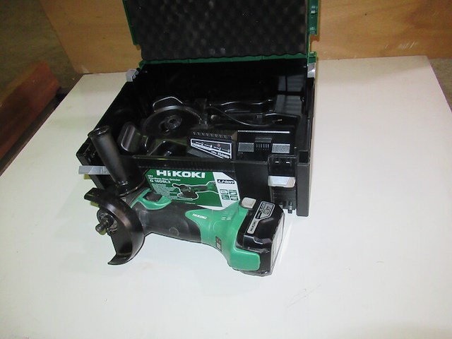 Accu haakse slijper set 18v hikoki, g 18dsl2 - afbeelding 1 van  2