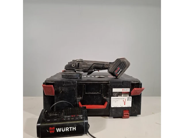Accu haakse slijper, würth, aws 18-125 p compact, 2021 - afbeelding 1 van  9
