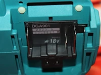 Accu haakse slijptol makita dga901 voor 2 x 18v. exclusief accu's - afbeelding 3 van  3