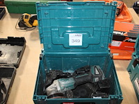 Accu haakse slijptol maktia met accu in kunststofkoffer. - afbeelding 1 van  3