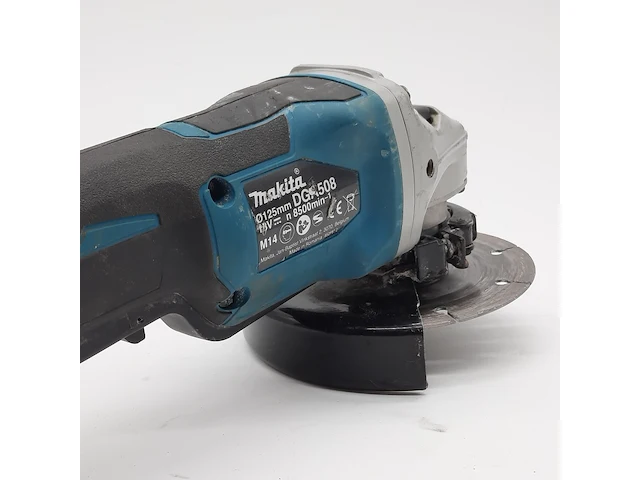 Accu haakseslijper, makita, dga508, 2020 - afbeelding 6 van  10