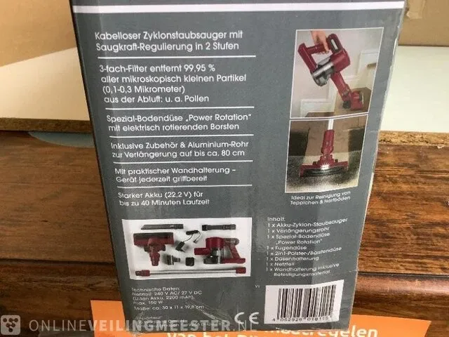 Accu hand- en vloerstofzuiger cleanmaxx - afbeelding 3 van  3