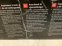 Accu-hand- en vloerstofzuiger maxxmee, zwart/grijs - afbeelding 3 van  4