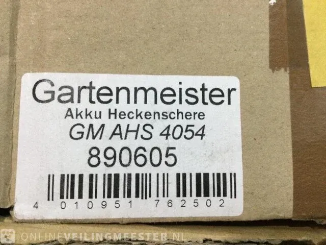 Accu heggenschaar gartenmeister, gm ahs 4054, grijs/groen - afbeelding 3 van  3