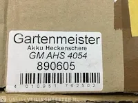 Accu heggenschaar gartenmeister, gm ahs 4054, grijs/groen - afbeelding 3 van  3