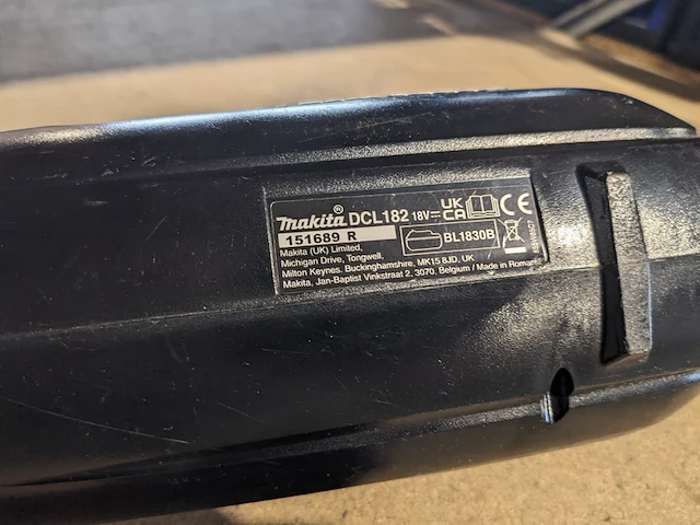 Accu hetelucht pistool met accu stofzuiger , makita, dhg180 - dcl182 - afbeelding 5 van  10