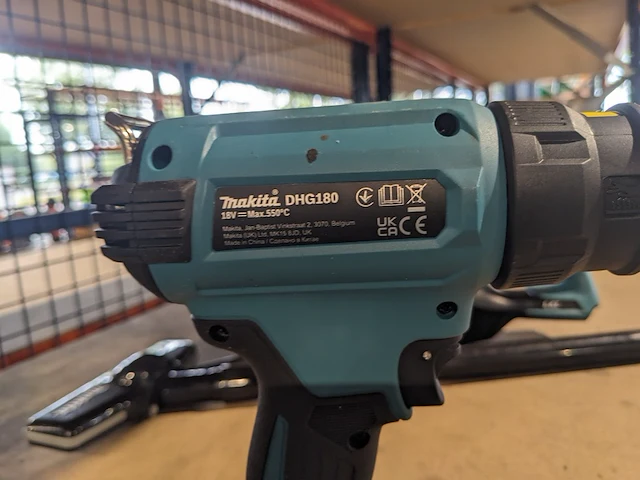 Accu hetelucht pistool met accu stofzuiger , makita, dhg180 - dcl182 - afbeelding 9 van  10
