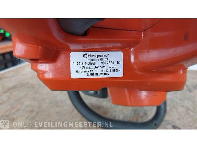 Accu kettingzaag husqvarna, 536lixp, 35 cm, bouwjaar 2018 - afbeelding 6 van  6