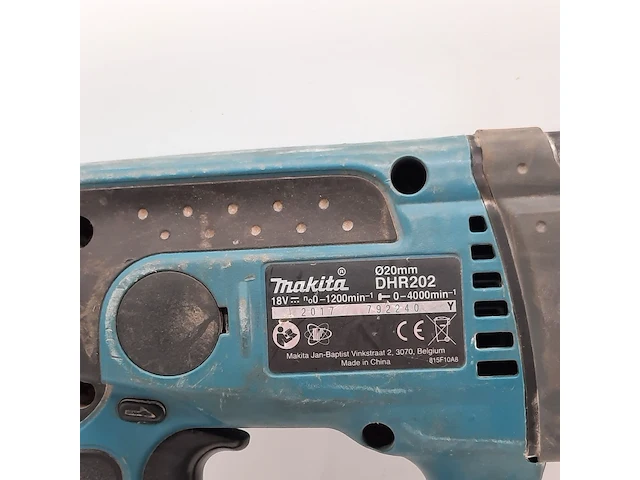 Accu klopboormachine, makita, dhr202, 2017 - afbeelding 8 van  9