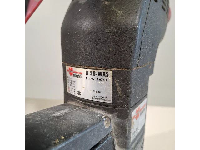 Accu klopboormachine, würth, h 28-mas, 2008 - afbeelding 7 van  10