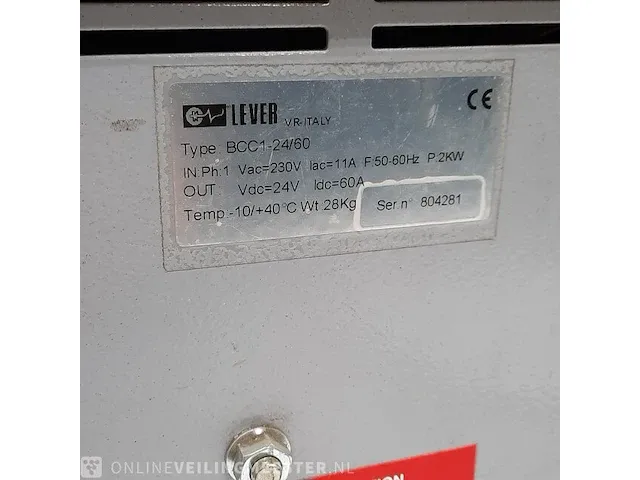Accu lader lever, bcc1-24/60 - afbeelding 6 van  6