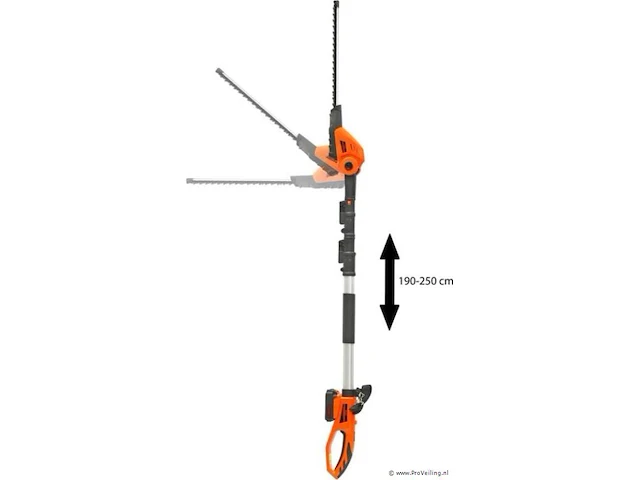 Accu langeheggenschaar telescopisch - afbeelding 2 van  2