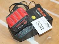 Accu met acculader bosch 14,4v. - afbeelding 1 van  2
