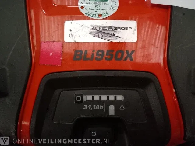 Accu met harnas en adapter husqvarna, bli950x - afbeelding 7 van  7