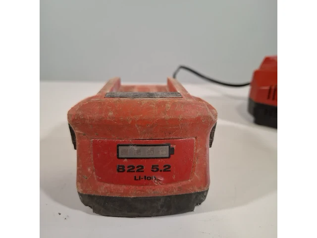 Accu met lader, hilti, b22 5.2 - afbeelding 3 van  4