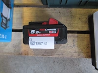 Accu milwaukee, hb 5,5 - afbeelding 2 van  2