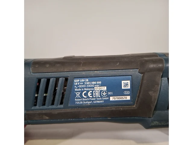 Accu multitool, bosch, gop 18v-2b, 2015 - afbeelding 4 van  8