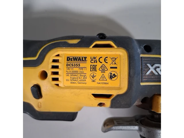 Accu multitool, dewalt, dcs355 - afbeelding 7 van  7