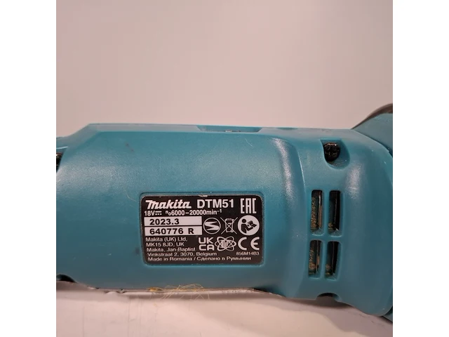 Accu multitool, makita, dtm51, 2023 - afbeelding 3 van  6