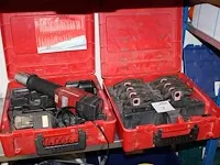 Accu persbektang rotenberger romax compact 4 in kunststof koffer met acht persbekkoppen