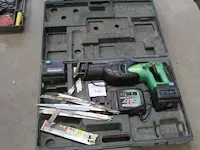 Accu reciprozaag hitachi cr 24dv met 2 accu's en lader in koffer Accu reciprozaag hitachi cr 24dv met 2 accu's en lader in koffer