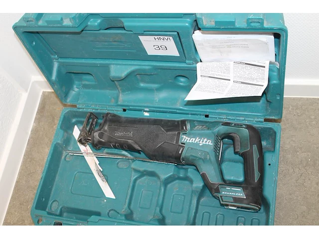 Accu reciprozaag in koffer. - afbeelding 1 van  2