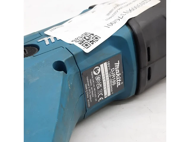 Accu reciprozaag, makita, djr186, 2020 - afbeelding 9 van  9